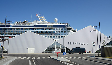 krydstogtskibe terminal